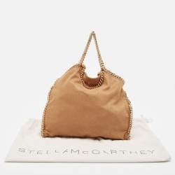 Pre Owned Stella McCartney Tan Faux Suede Falabella Shoulder Bag