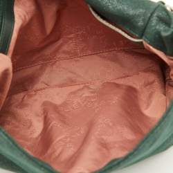 Pre Owned Stella McCartney Green Faux Suede Falabella Flap Shoulder Bag