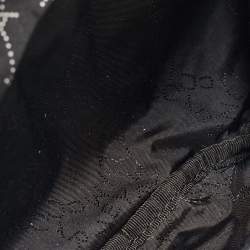 Pre Owned Stella McCartney Black Monogram Nylon Bum Belt Bag