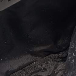 Pre Owned Stella McCartney Black Monogram Nylon Bum Belt Bag