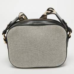 مملوكة مسبقًا Stella McCartney Grey/Black Canvas and Leather Camera Bag