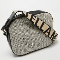  مملوكة مسبقًا Stella McCartney Grey/Black Canvas and Leather Camera Bag