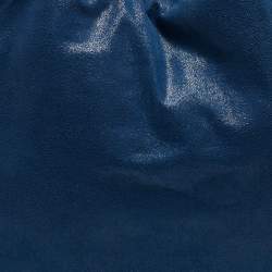 Pre Owned Stella McCartney Blue Faux Suede Small Falabella Tote