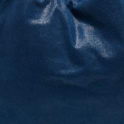 Pre Owned Stella McCartney Blue Faux Suede Small Falabella Tote