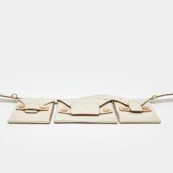 Pre Owned Stella McCartney Beige Faux Leather Utility Belt Bag