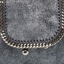 Pre Owned Stella McCartney Blue Faux Leather Falabella Backpack