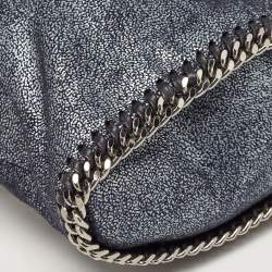 Pre Owned Stella McCartney Blue Faux Leather Falabella Backpack