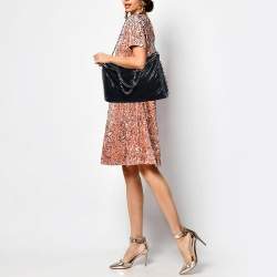 Stella McCartney Blue Faux Suede Small Falabella Bag