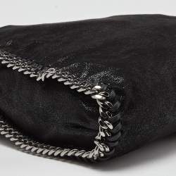 Stella McCartney Blue Faux Suede Small Falabella Bag