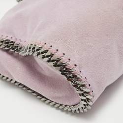 Pre Owned Stella McCartney Lilac Faux Leather Mini Falabella Tote