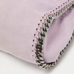 Pre Owned Stella McCartney Lilac Faux Leather Mini Falabella Tote