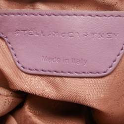 Pre Owned Stella McCartney Lilac Faux Leather Mini Falabella Tote