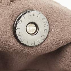 Pre Owned Stella McCartney Brown Faux Suede Mini Falabella Tote