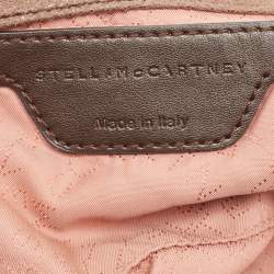 Pre Owned Stella McCartney Brown Faux Suede Mini Falabella Tote