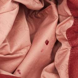 Pre Owned Stella McCartney Burgundy Faux Leather Mini Falabella Tote