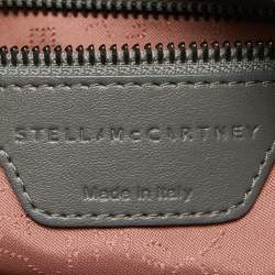 Pre Owned Stella McCartney Grey Quilted Faux Suede Falabella Tote