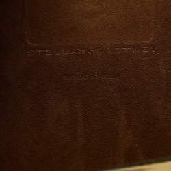 Pre Owned Stella McCartney Dark Blue Croc Embossed Leather Shopper Tote