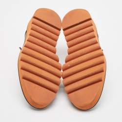 Pre Owned Stella McCartney Black Faux Leather Odette Loafers Size 40.5