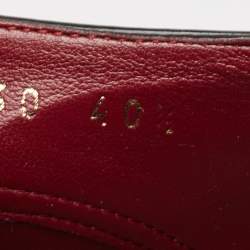 Pre Owned Stella McCartney Black Faux Leather Odette Loafers Size 40.5