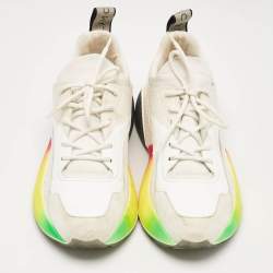 Stella McCartney Multicolor Faux Leather Eclypse Lace Up Sneakers Size 38