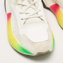 Stella McCartney Multicolor Faux Leather Eclypse Lace Up Sneakers Size 38