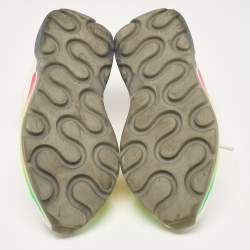 Stella McCartney Multicolor Faux Leather Eclypse Lace Up Sneakers Size 38