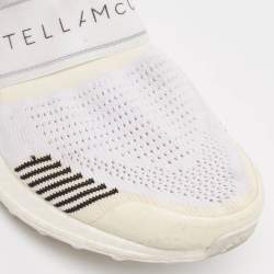 Stella McCartney x Adidas White Knit Fabric Ultra Boost x 3 D S Slip On Sneakers Size 38 1/3