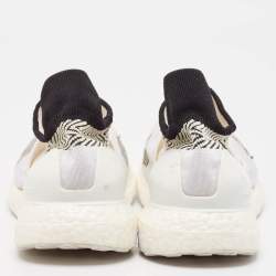 Stella McCartney x Adidas White Knit Fabric Ultra Boost x 3 D S Slip On Sneakers Size 38 1/3