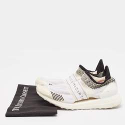 Stella McCartney x Adidas White Knit Fabric Ultra Boost x 3 D S Slip On Sneakers Size 38 1/3