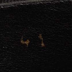 Pre Owned Stella McCartney Red/Black Faux Python Leather Creeper Platform Loafers Size 41