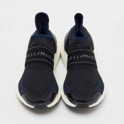 Stella McCartney x Adidas Black Knit Fabric Ultraboost X 3D Slip On Sneakers Size 37 1/3