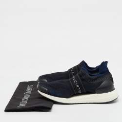 Stella McCartney x Adidas Black Knit Fabric Ultraboost X 3D Slip On Sneakers Size 37 1/3