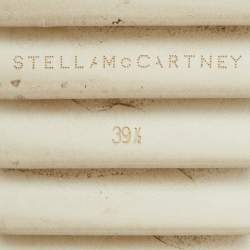 مملوكة مسبقًا Stella McCartney Blue Denim Elyse Star Platform Derby Sneakers Size 39.5