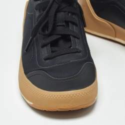 Pre Owned Stella McCartney x Adidas Black Neoprene Treino Low Top Sneakers Size 39 1/3