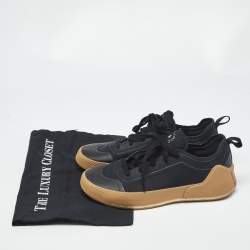 Pre Owned Stella McCartney x Adidas Black Neoprene Treino Low Top Sneakers Size 39 1/3