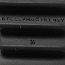 مملوكة مسبقًا حذاء رياضي ستيلا مكارتني إيليز جلد صناعي أسود بنعل سميك مقاس 36