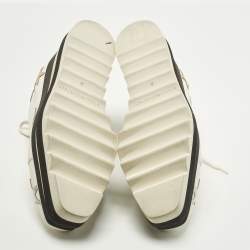 مملوكة مسبقًا حذاء رياضي ستيلا ماكارتني ديربي منصة ستار إيلز جلد صناعي أبيض مقاس 39