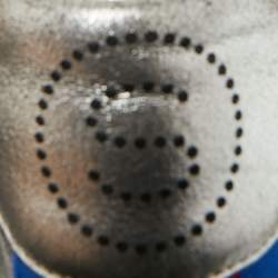 Pre Owned Stella McCartney Size 38 Silver Faux Leather and Faux Suede Lace Up Sneakers