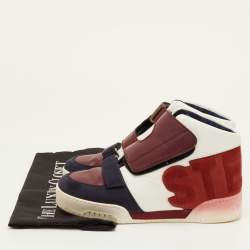 مملوكة مسبقًا حذاء رياضي ستيلا مكارتني هايتوب جلد صناعي متنوع الألوان مقاس 37