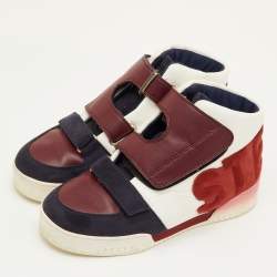 مملوكة مسبقًا حذاء رياضي ستيلا مكارتني هايتوب جلد صناعي متنوع الألوان مقاس 37