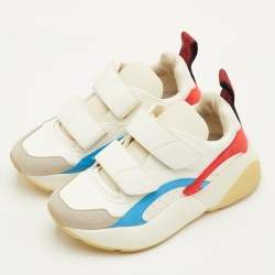 مملوكة مسبقًا Stella McCartney Eclypse Velcro Size 37 Multicolor Faux Leather and Faux Suede Sneakers