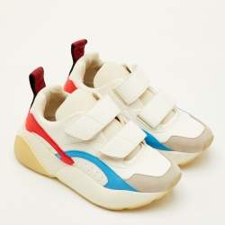 مملوكة مسبقًا Stella McCartney Eclypse Velcro Size 37 Multicolor Faux Leather and Faux Suede Sneakers