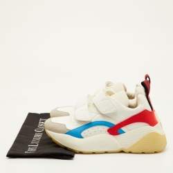 مملوكة مسبقًا Stella McCartney Eclypse Velcro Size 37 Multicolor Faux Leather and Faux Suede Sneakers