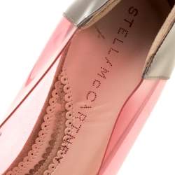 Pre Owned Stella McCartney Multicolor Patent Faux Leather and PVC Pointed Toe Pumps Size 36