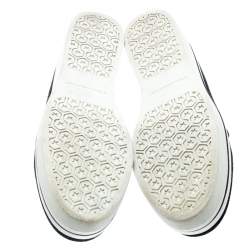 مملوكة مسبقًا Stella McCartney Black Glitter Binx Platform Slip On Skate Shoes Size 39