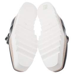 Pre Owned حذاء رياضي ستيلا ماكرتني دربي نعل سميك إبزيم Elyse جلد صناعي أسود مقاس 40