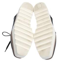 Pre Owned حذاء ستيلا مكارتني ديربي أليس  بنعل سميك جلد صناعي لامع أسود مقاس 37.5