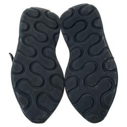 مملوكة مسبقًا حذاء رياضي ستيلا ماكرتني أربطة إيكلبس قماش طباعة فهد متعدد الألوان مقاس 39