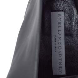 مملوكة مسبقًا بوت للكاحل ستيلا مكارتني جلد صناعي أسود كعب سميك مقاس 41