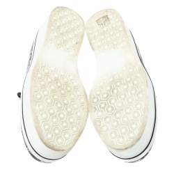 Pre Owned حذاء رياضي ستيلا مكارتني طراز سليب أون نعل سميك جلد ثعبان صناعي بني مقاس 37